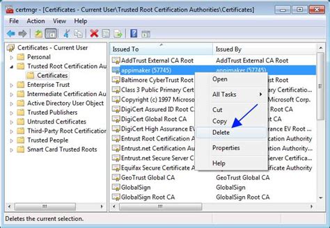 how to delete smart card certificates|clearing certificates from computer.